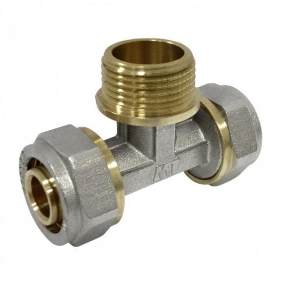 Male Tee Compression Multilayer Fitting