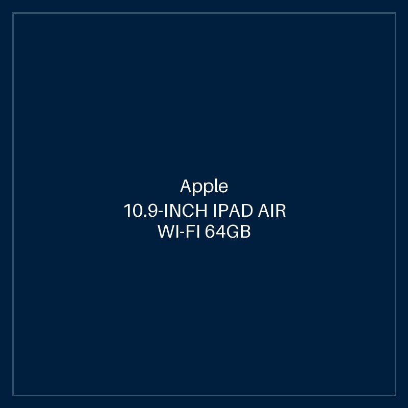 10.9-INCH IPAD AIR WI-FI 64GB SILVER (DEMO)