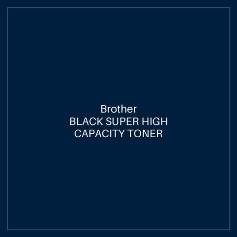 Brother BLACK SUPER HIGH CAPACITY TONER CARTRIDGE, UP TO 11,000 PAGES.