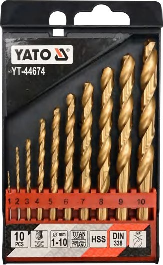 Twist drill set