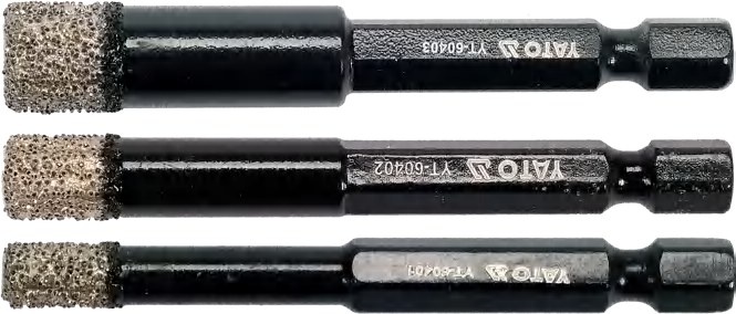 Diamond tile drill bit