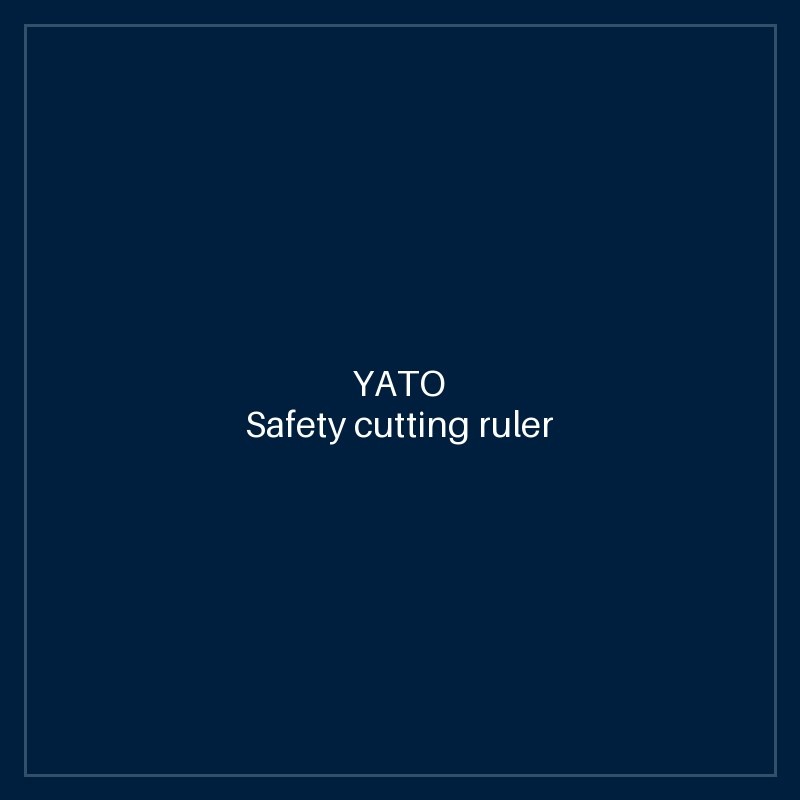 Safety cutting ruler 200 mm