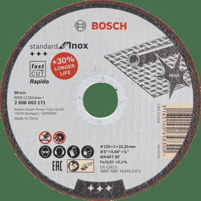 Bosch Metal Cutting: Expert for cutting disc with straight centre, 100 mm, 16,00 mm, 2,5 mm