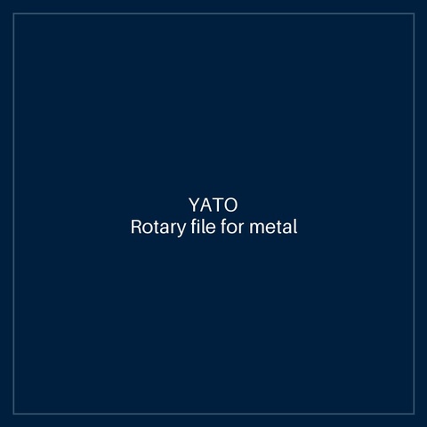 Rotary file for metal
