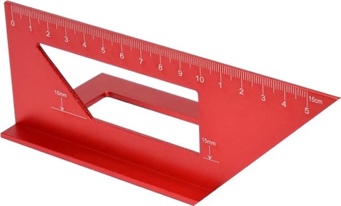 3D aluminium mitre square