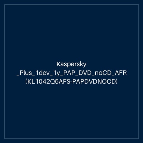 Kaspersky_Plus_1dev_1y_PAP_DVD_noCD_AFR (KL1042Q5AFS-PAPDVDNOCD)