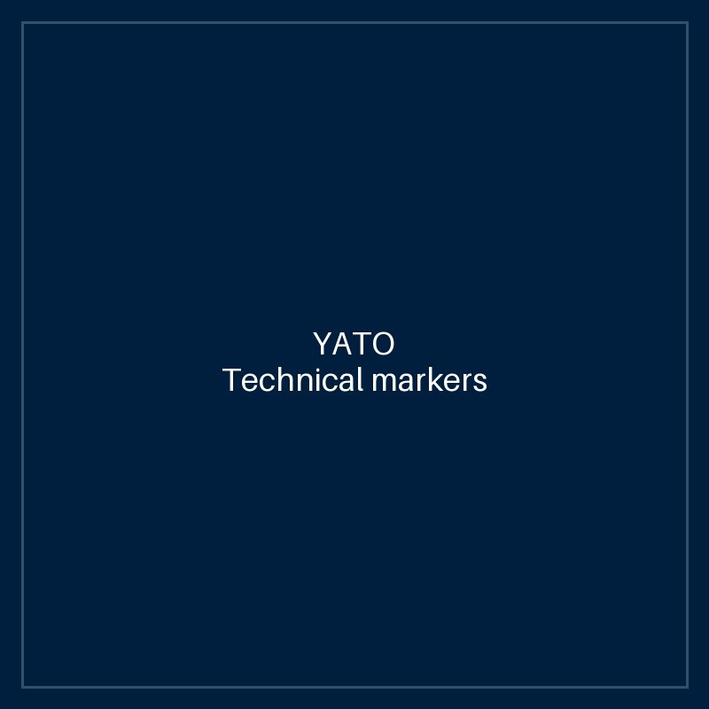 Technical markers 135x20x13mm