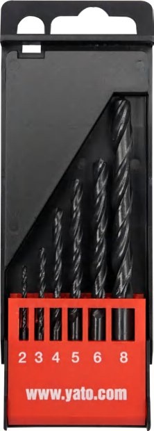 Twist drill set