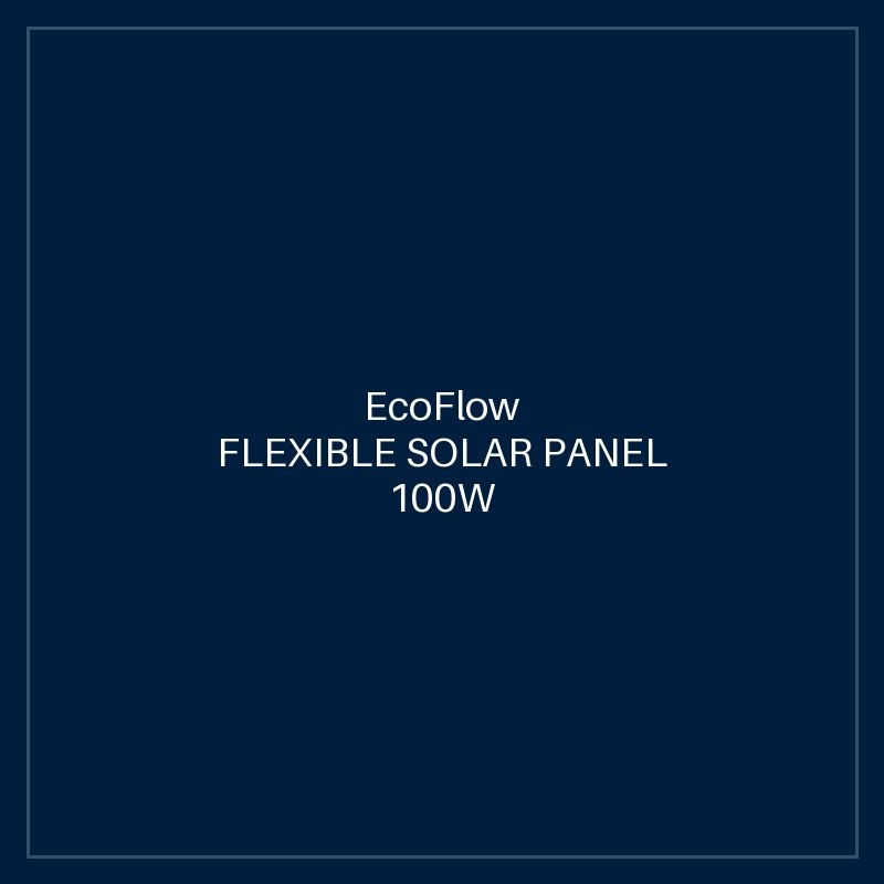 ECOFLOW FLEXIBLE SOLAR PANEL 100W