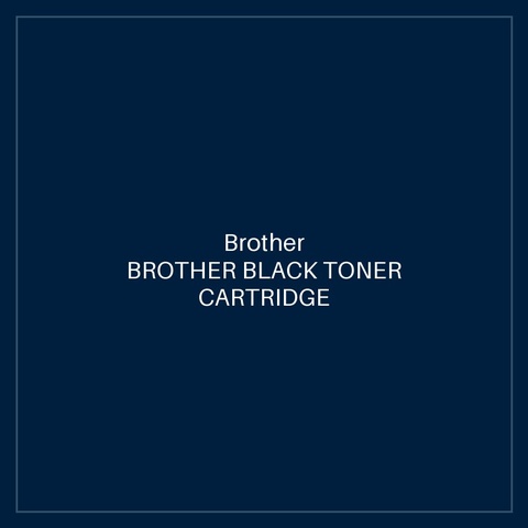 Brother BROTHER BLACK TONER CARTRIDGE