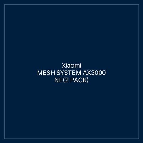 XIAOMI MESH SYSTEM AX3000 NE(2 PACK) UK