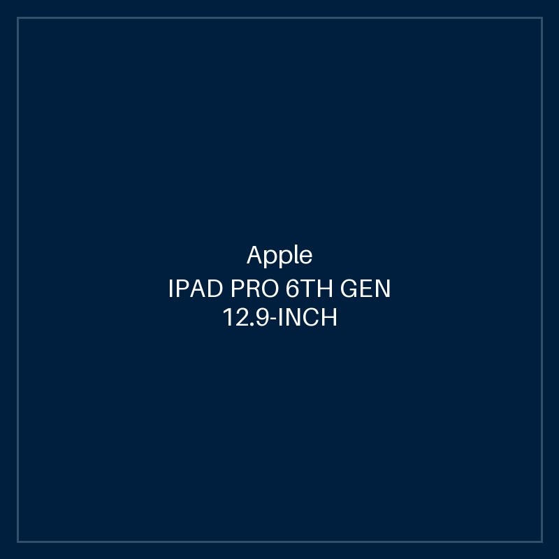 IPAD PRO 6TH GEN 12.9-INCH WI-FI + CELLULAR 128GB - SILVER