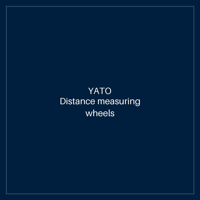 Distance measuring wheels