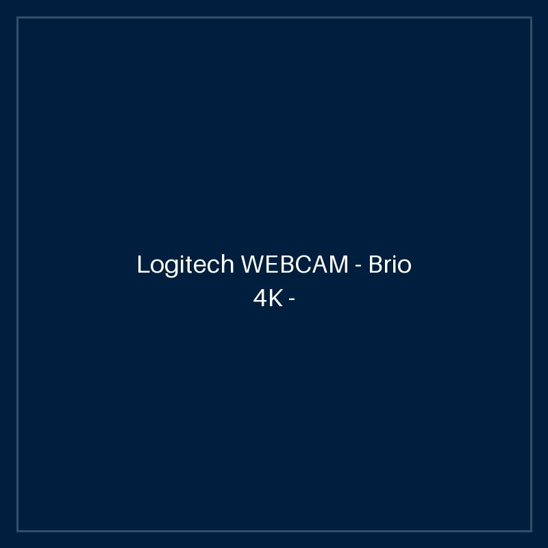 Logitech WEBCAM - Brio 4K - GRAPHITE - USB - N/A - GCCAfrica-519