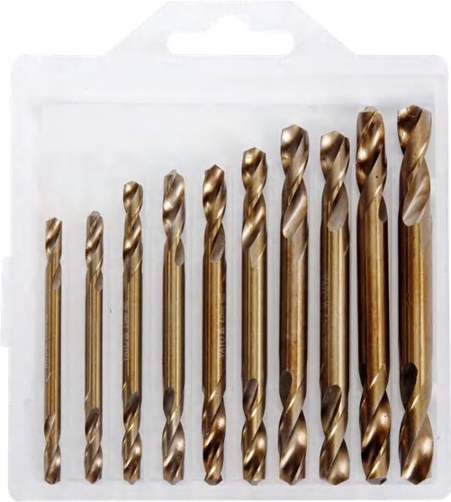 Double end metal twist drill set