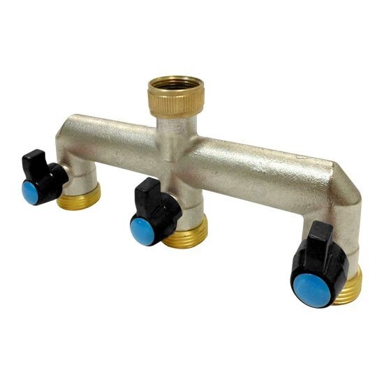Brass Garden Three Ways Manifold