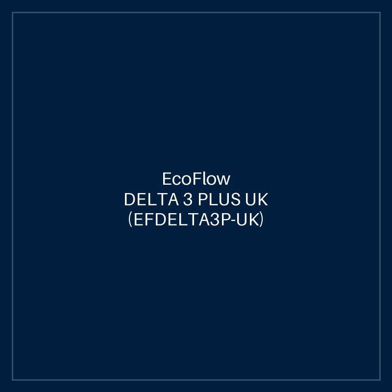 ECOFLOW DELTA 3 PLUS UK (EFDELTA3P-UK) 1800W / 1024Wh