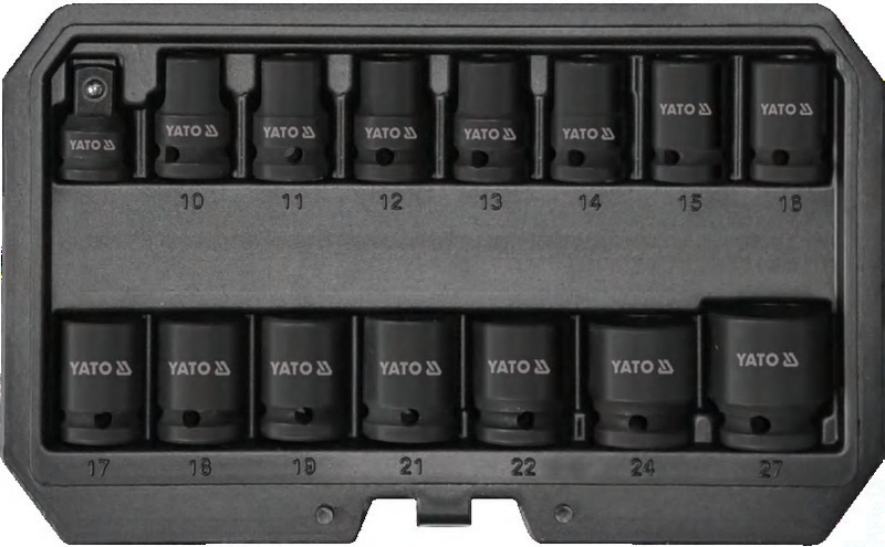 Impact socket set