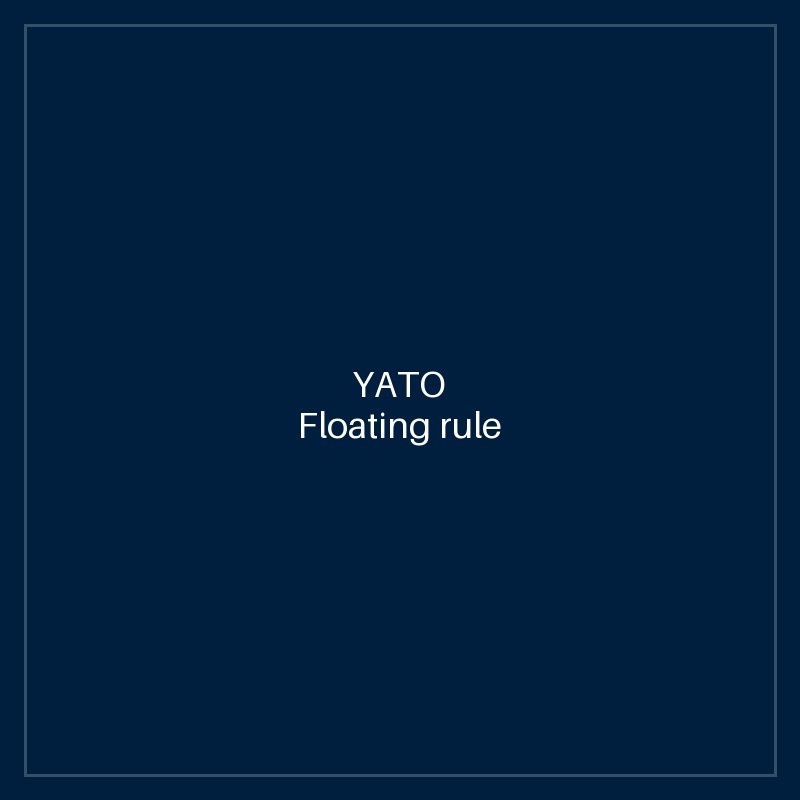 Floating rule 1500 mm