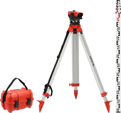 Auto level with accessories