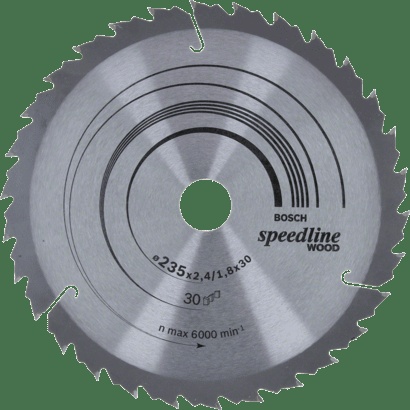 Bosch Circular Saw Blades: Multi Material, 184 mm x 20 mm x 2,0 mm, 60T