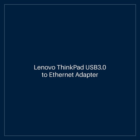 Lenovo ThinkPad USB3.0 to Ethernet Adapter
