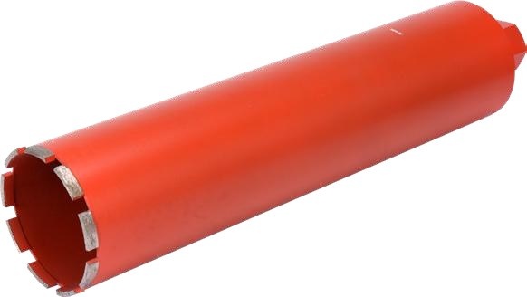 Diamond core bit drilling holes for sockets 82 mm