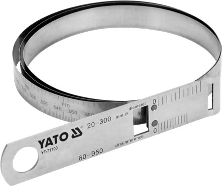 Diameter and circumference measuring tape 700-1100