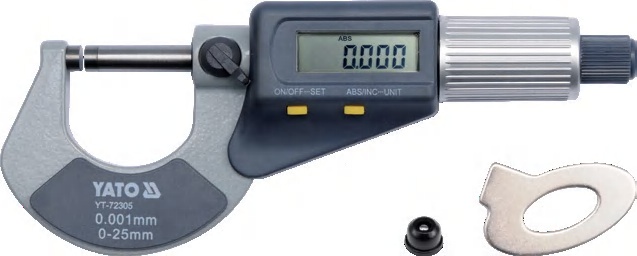 Micrometer with a digital display