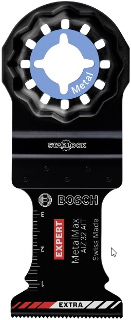 Bosch Oscillating Multitoo: Plunge cutting blade-EXPERT MetalMax AIZ 32 AIT Carbide