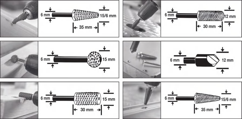 Rotary file set