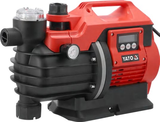 Electronic hydrophore pump with filter