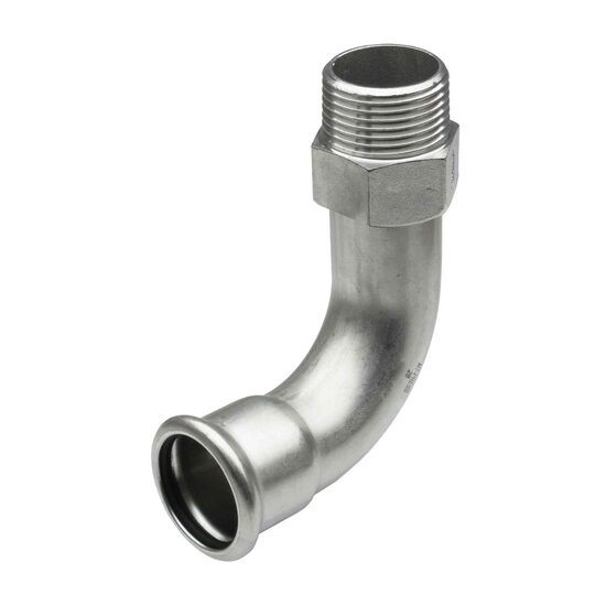 90º Male Curve Stainless Steel 304 MT-Press