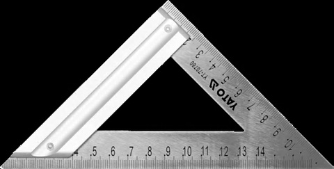 Steel set square 270 mm