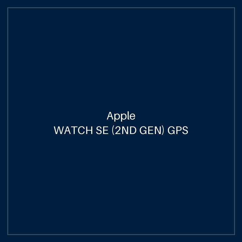 APPLE WATCH SE (2ND GEN) GPS 44MM SILVER ALUMINIUM CASE WITH WINTER BLUE SPORT LOOP