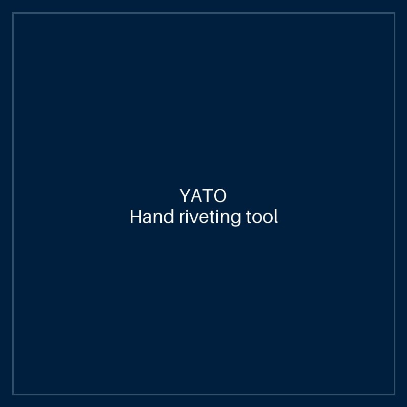 Hand riveting tool