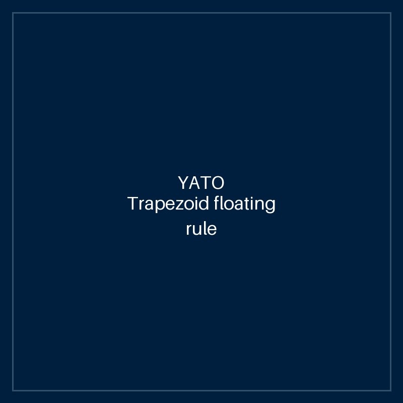 Trapezoid floating rule 2000 mm