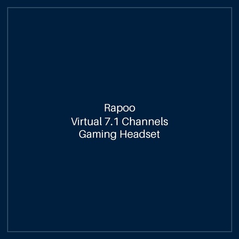 RAPOO Virtual 7.1 Channels Gaming Headset