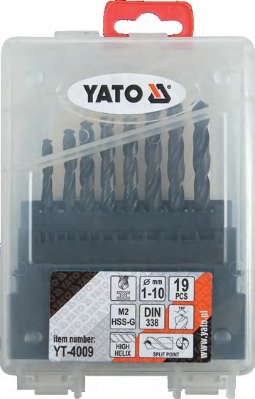 Twist drill set