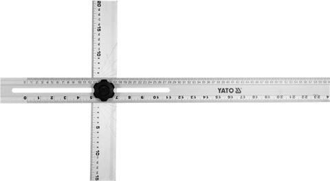 Aluminium try square 1220x560 mm