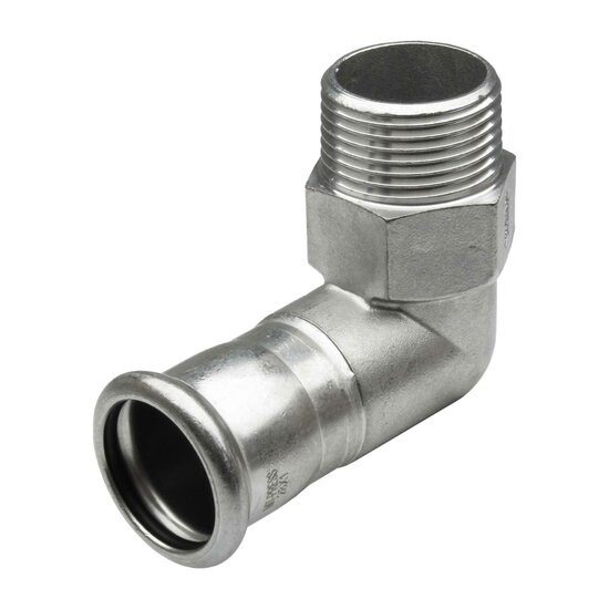 90º Male Elbow Stainless Steel 304 MT-Press
