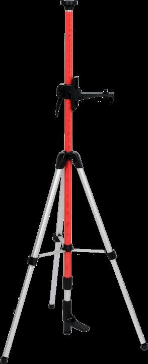 Laser pole with tripod