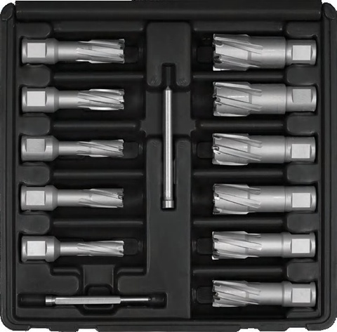 TCT core drill bits set 11pcs--for magnetic drill