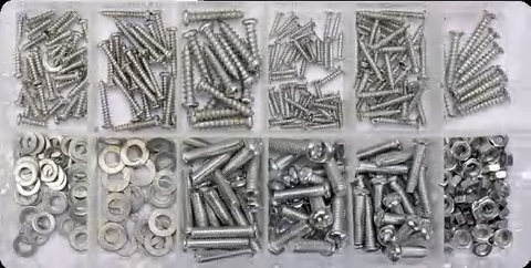 Metric nuts & bolts assortment