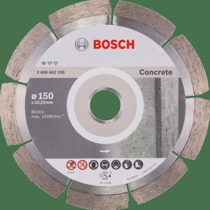 Bosch Diamond Discs: Professional for Concrete 180 mm x 22,23 mm x 2 mm