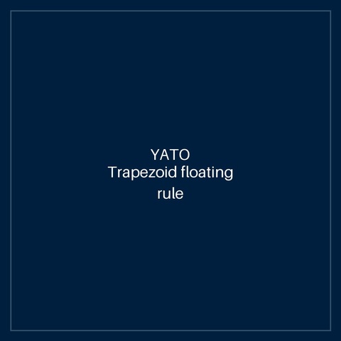 Trapezoid floating rule 3000 mm