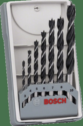 Bosch Wood Drill Bits: 7-piece set 16; 18; 20; 22; 25; 32 mm