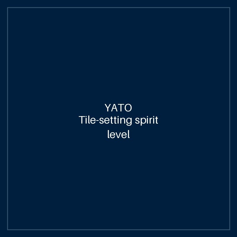 Tile-setting spirit level