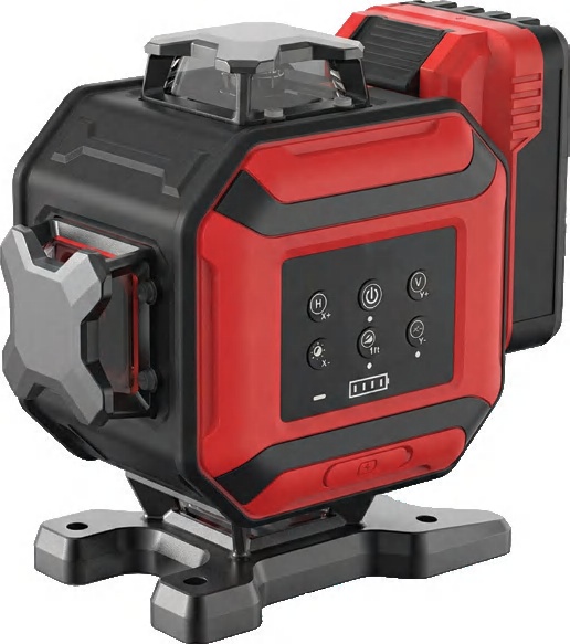 Line green laser 4D with accessories