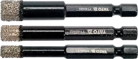 Diamond tile drill bit